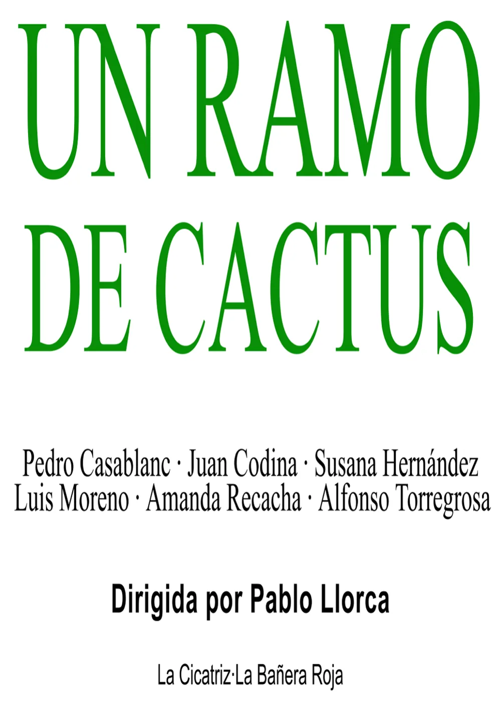 Pôster de Un Ramo de Cactus